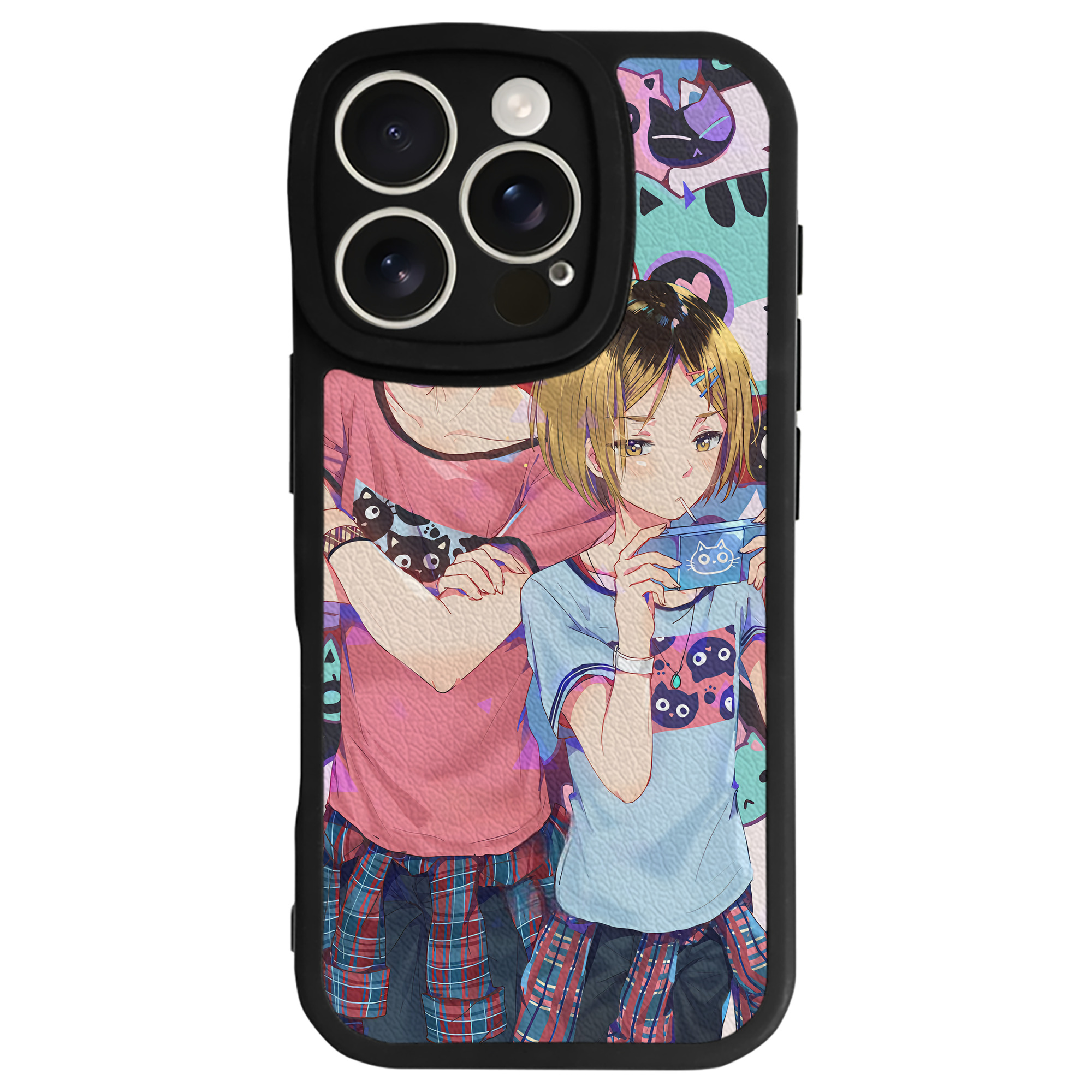 （画像用） ハイキュー!! Haikyu!! 【iPhone 16シリーズ対応】シリコンスマホケース（レザー調） 材質：シリコン